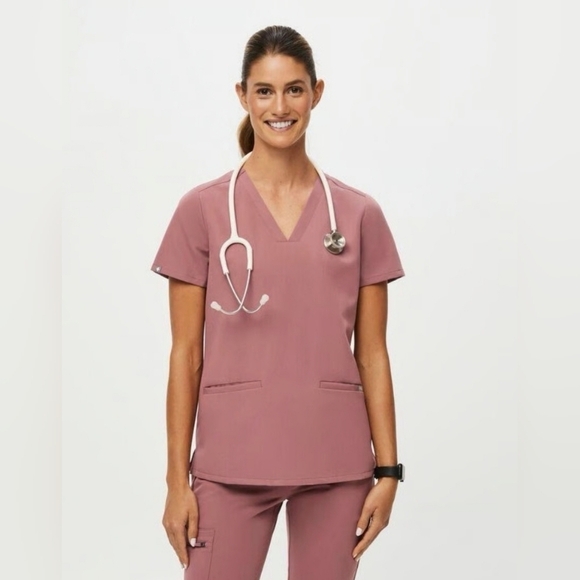 Figs Other - Figs Mineral Mauve Scrub Set Casma Top M Zamora Joggers Scrub Pants Size M/T